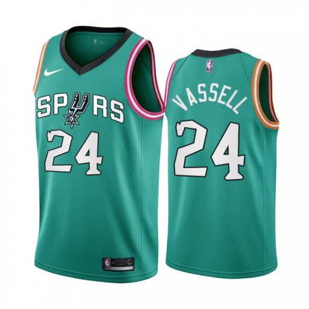 NBA Mænd Trøje San Antonio Spurs Devin Vassell 24 2022-23 Nike City Edition Teal Swingman NBA Mænd Trøje San Antonio Spurs Devin Vassell 24 2022-23 Nike City Edition Teal Swingman